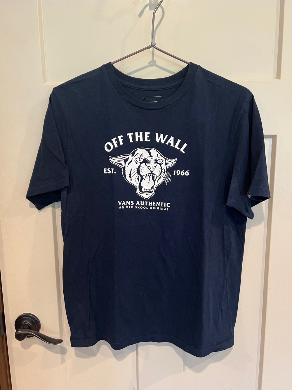 Vans Navy Blue "Off The Wall" Panther Graphic Tee